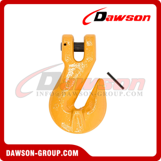 3/8'' Grade 80 Clevis Cradle Grab Hooks with Pins, Tow Hooks with Clevis Pin for Trucks 7100 lbs WLL
