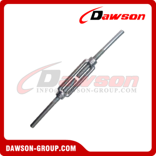 DIN 1480 M6 to M56 Zinc Plated Forged Body Turnbuckles Stub End