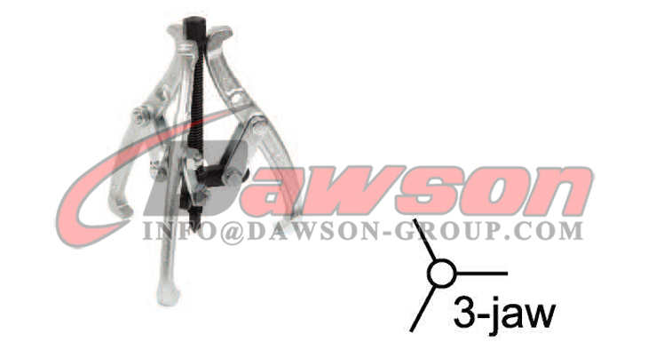 DSTD0703A 3 Jaw Gear Puller Jaws, drop-forged, Beam drop-forged, T ...