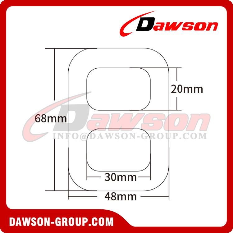 DSJ-A4012-1 Aluminum Long Adjuster, Aluminum7075 30mm Snap Button Long Adjuster