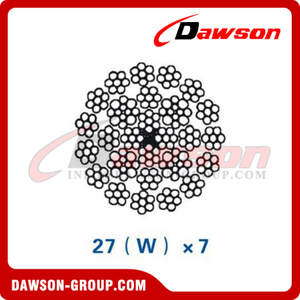 Steel Wire Rope Construction(27(W)×7)(35(W)×7), Wire Rope for Construction Machinery