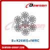 Steel Wire Rope Construction(8×K26WS+IWRC)(8×K36WS+IWRC), Wire Rope for Construction Machinery 