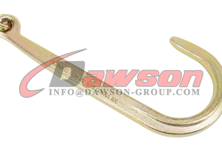 15'' Inch J Hook Heavy Duty Grade G70 Tow Axle Strap Wrecker Roll Back  Clevis WLL 5400 lbs - Dawson Group Ltd. - China Manufacturer, Supplier,  Factory