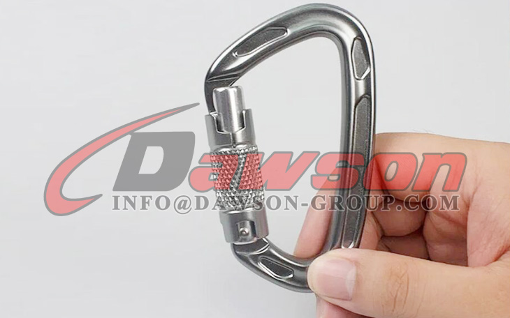 Windfall 25KN Auto Locking Climbing Carabiner Clips,Twist Lock And