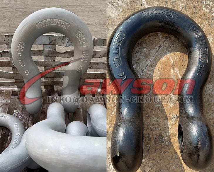 DAWSON BRAND Grade T8 DG2140 Forged Alloy Steel Bow Shackle with Safety Pin, G8 Class Bolt Type Anchor Shackle - Dawson Group Ltd. - China Manufacturer, Supplier