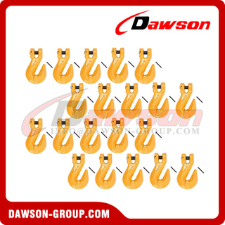 5/16'' Grade 80 Clevis Cradle Grab Hooks with Pins, Tow Hooks with Clevis Pin for Trucks 4500 lbs WLL