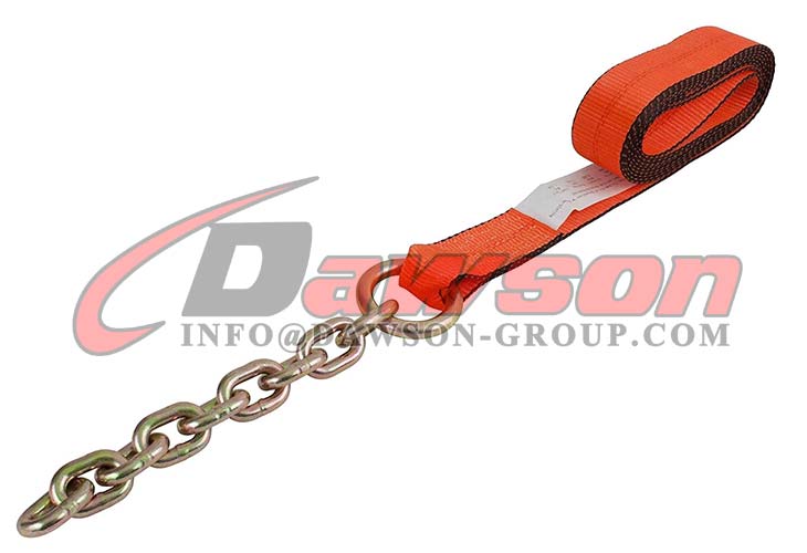 8 Point Roll Back Vehicle Tie Down Kit with Chain Extension on Both