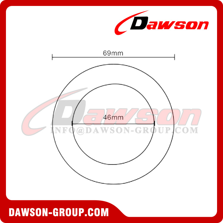 DSJ-A3011-7 Aluminium O-Ring, 30mm Inner Diameter O-ring