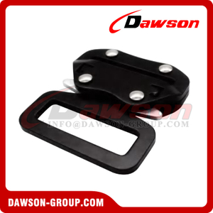 DSJ-A4037 Aluminum Buckle For Fall Protection Luggages, Outdoor Bag Strap Quick Release Aluminum Buckles Hook
