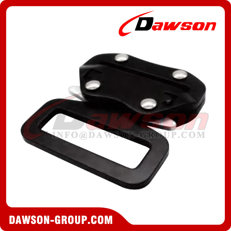DSJ-A4037 Aluminum Buckle For Fall Protection Luggages, Outdoor Bag Strap Quick Release Aluminum Buckles Hook