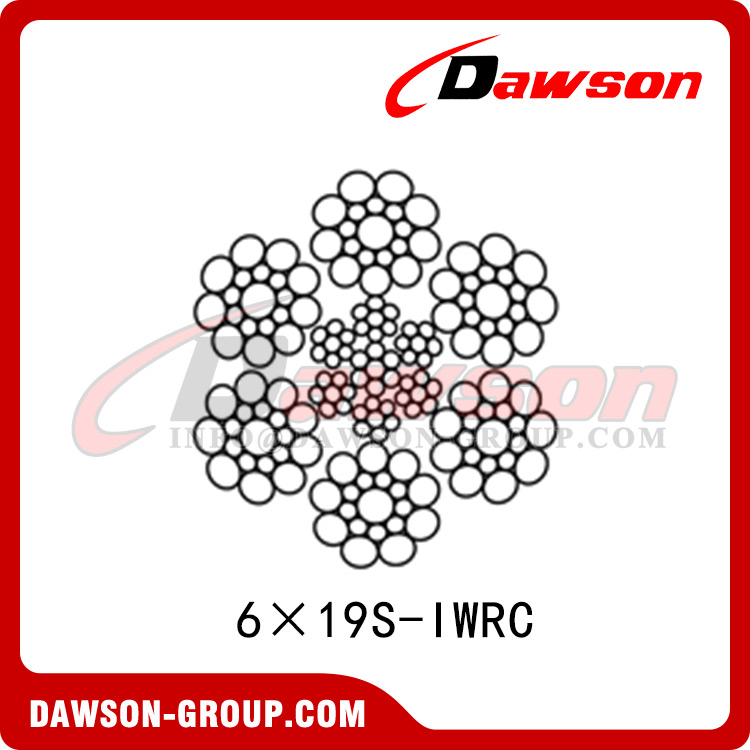 Steel Wire Rope(EP6×19S-IWRC) API Metric, Wire Rope for Oceanography ...