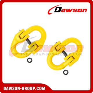 2 Pack 1/2'' 3/8'' 5/16'' G80 Forged Alloy Steel Coupling Link, Hammer Lock, Heavy Duty G80 Connecting Hammer Link