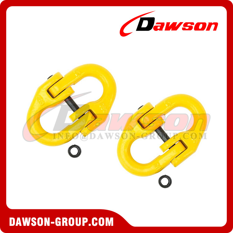 2 Pack 1/2'' 3/8'' 5/16'' G80 Forged Alloy Steel Coupling Link, Hammer Lock, Heavy Duty G80 Connecting Hammer Link