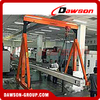 DS-PT2-2 Turbine Lifting Gantry Crane, Steel Gantry Crane Adjustsment By Gear