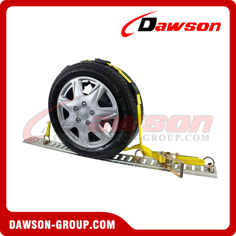 2'' x 10' E Track Tire Straps, Over The Tire Car Hauler Ratchet Wheel Straps  with E-Track Fittings - Dawson Group Ltd. - China Manufacturer, Supplier,  Factory