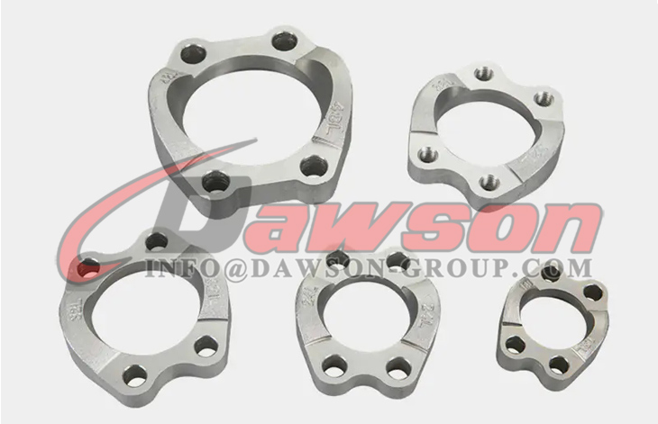 DS-FCO Oval Flange Clamp Dimensions for Air Compressor, Hydraulic ...