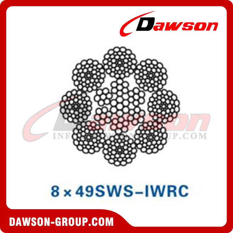 Steel Wire Rope (8×36WS-IWRC)(8×41WS-IWRC)(8×49SWS-IWRC), Oilfield Wire ...
