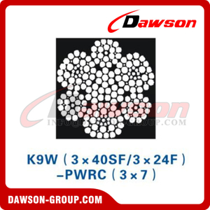 Steel Wire Rope Construction(6×19W+FC)(6×19W+IWRC), Wire Rope for ...