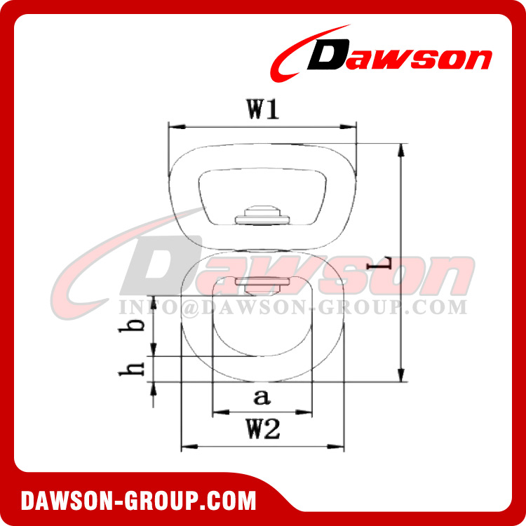 DSJ-A+C High Quality Aluminum Swivel Round Ring, A7075 11.7g Custom Aluminum Swivel Ring