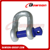 US Type Forged Alloy Screw Pin Chain Shackle, S6 Marine Lifting Shackles