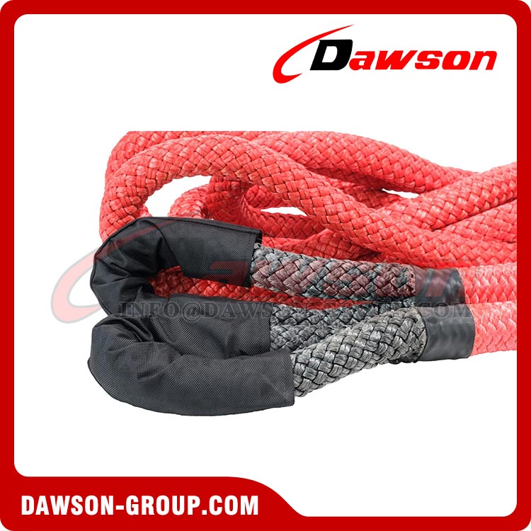 Power Utility Using Ropes 1-1/4'' x 30 ft Kinetic Energy Recovery & Tow Rope, Red & Black, 52300 ...