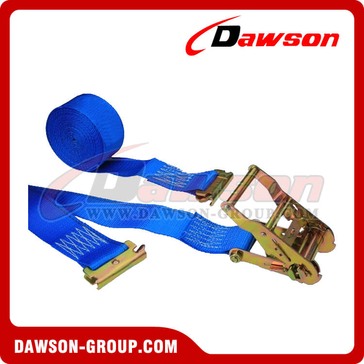 2 x 20' BLUE E Track Ratchet Straps, Polyester Ratchet Lashing - Dawson  Group Ltd. - China Manufacturer Supplier, Factory