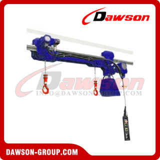 DAWSON Low Headroom Packet-handling Pneumatic Hoist, Air Hoist, Pneumatic Hoist Chain Hoist