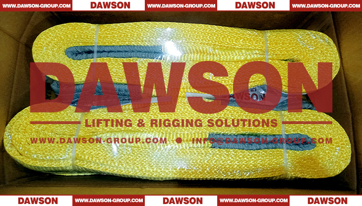 WLL 3 Ton Polyester Webbing Slings - Lifting Slings, 3000KG Flat Web Slings EN1492-1 - Dawson Group Ltd. - China Manufacturer, Supplier, Factory