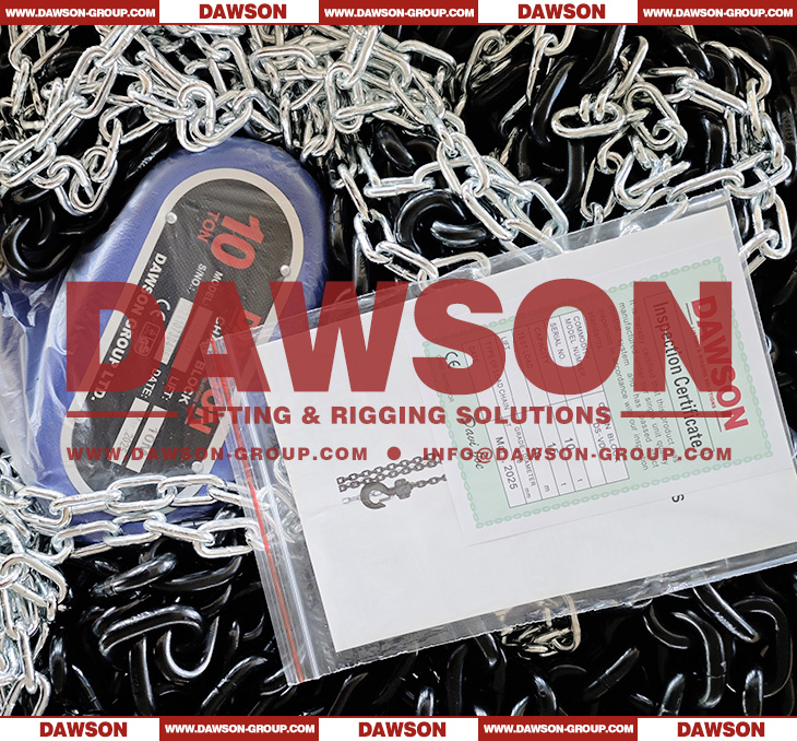 DSVD 10T Heavy Duty Chain Block, Manual Chain Hoist for Lifting - Dawson Group Ltd. - China Supplier, Factory