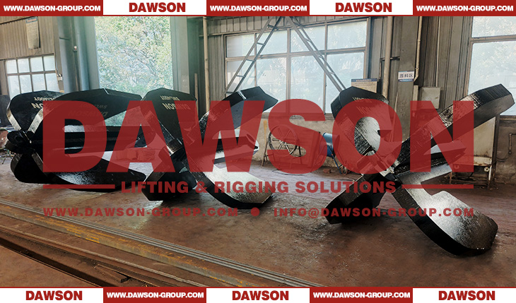 SWL 400T 4-Prong Grapnel, Asphalt Wedge Four Fluke Boat Anchor Welded Four Fluke Anchor Four Claws Anchor - Dawson Group Ltd. - China Supplier, Factory