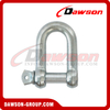European Type Commercial Galv. Dee Shackle
