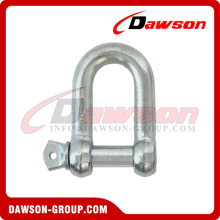 European Type Commercial Galv. Dee Shackle