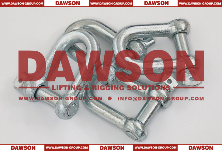 European Type Commercial Galv. Dee Shackle, Chain Shackle with Screw Pin - Dawson Group Ltd. - China Manufacturer, Factory