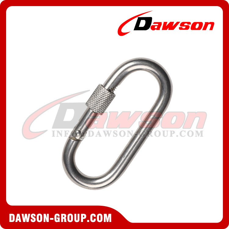 Stainless Steel Straight Snap Hook with Screw AISI 304 AISI 316 Snap Hook