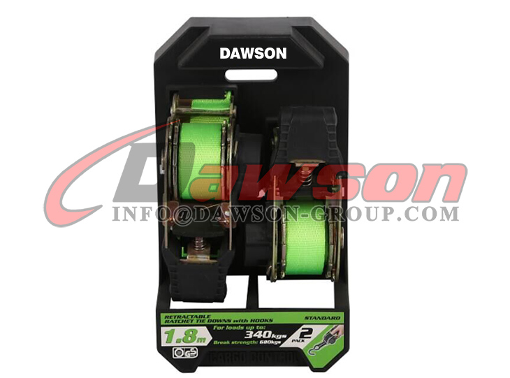 DAWSON Automatic Retractable Ratchet Tie Down Straps, Cargo Ratchet Lashing Belt - Dawson Group Ltd. - China Manufacturer, Supplier, Factory