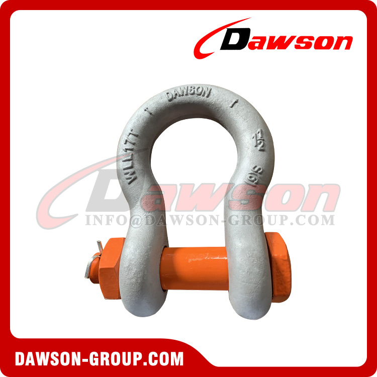 Dawson Brand Hot Dip Galvanized US Type DG2130 Bow Shackle with Safety Pin, S6 Bolt Type Anchor Shackle - Dawson Group Ltd. - China Manufacturer, Supplier, Factory