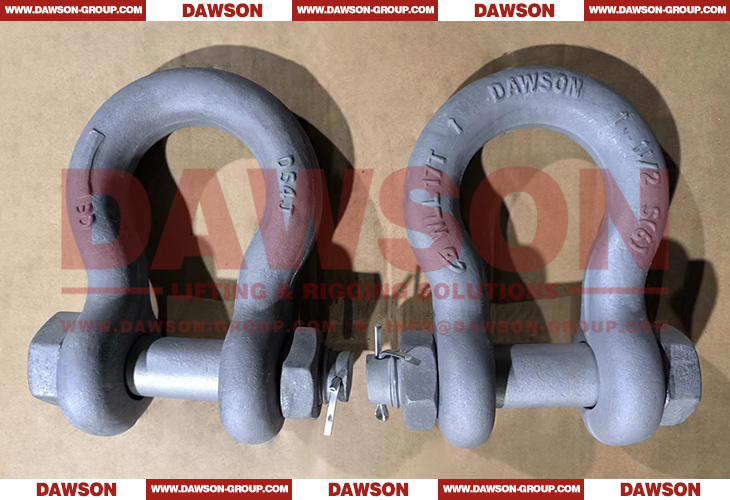 Dawson Brand WLL 17T Hot Dip Grey Galvanized US Type DG2130 Bow Shackle with Safety Pin - Dawson Group Ltd. - China Manufacturer, Supplier, Factory