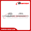 DAWSON Galvanized Carbon Steel Rust and Corrosion Resistant Whipcheck Safety Cable Hose to Hose Whip Check Cable