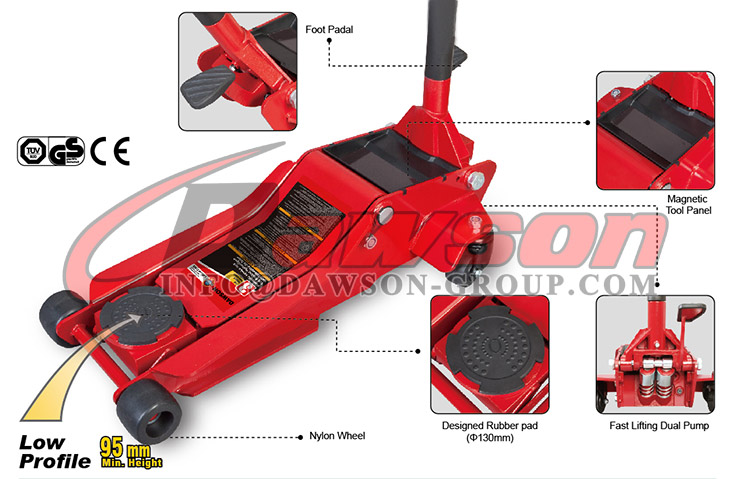 DSTZA830003 Professional Garage Jacks, Floor Jack, Trolley Floor Jacks ...