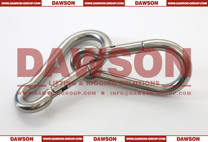 Stainless Steel Snap Hook DIN5299 Form C, DIN5299C AISI 304 AISI 316 Spring Carabiner - Dawson Group Ltd. - China Factory
