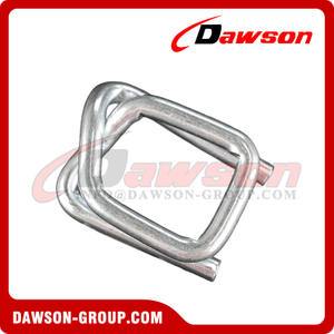 Galvanized Steel Wire Buckle, Composite Strapping Buckles, Metal Buckle for Cord Composite Strap