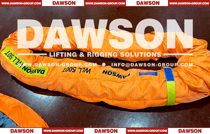 DAWSON WLL 500T Heavy Duty Endless Round Lifting Slings - Dawson Group Ltd. - China Factory