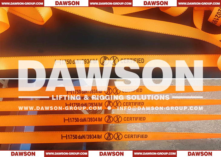 32MM Orange Polyester Woven Cord Lash Strapping, One Way Lashing Systems - Dawson Group Ltd. - China Manufacturer, Supplier, Factory