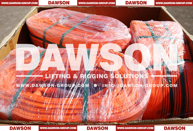 DAWSON WLL 30 Ton 30000KG Heavy Duty Polyester Webbing Slings - Lifting Slings Crane Slings - Dawson Group Ltd. - China Factory, Manufacturer