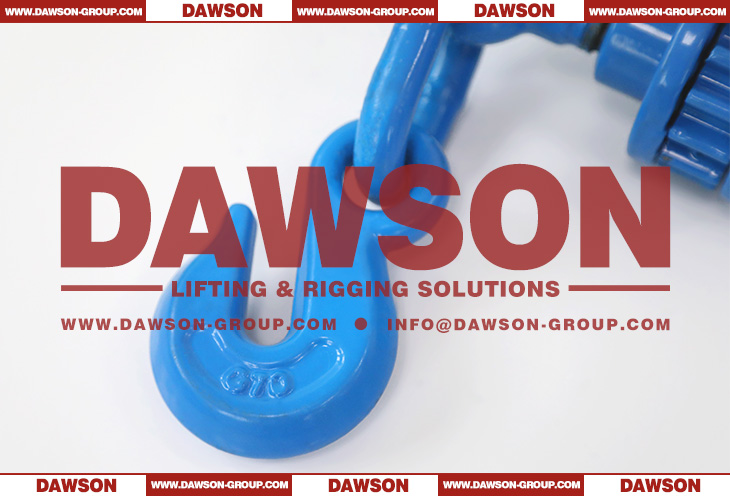 DAWSON G70 Folding Handle Ratchet Type Load Binder with Cradle Grab Hook, Blue Powder Coated - Dawson Group Ltd. - China Manufacturer