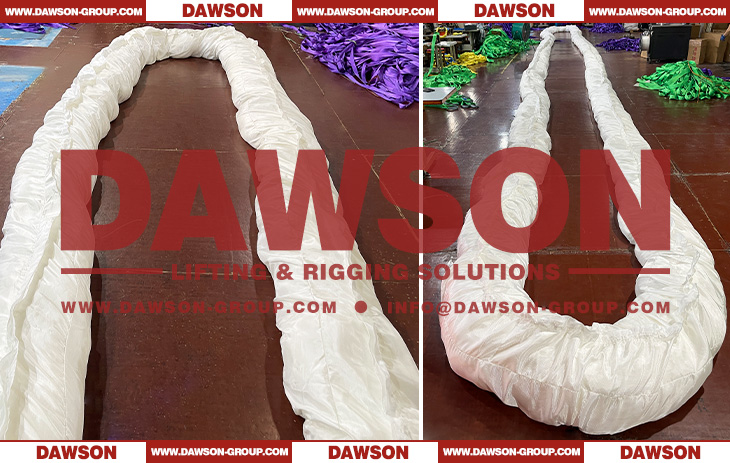 DAWSON WLL 250T Polyester Heavy Duty Round Slings for Lifting - Dawson Group Ltd. - China Factory