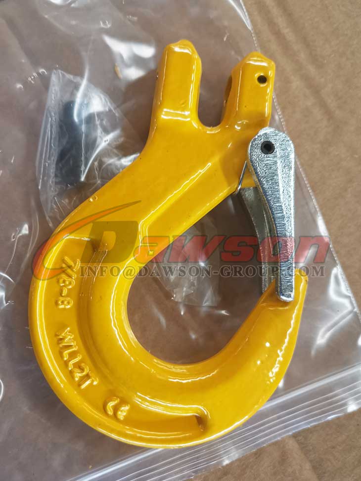 DS014 G80 Clevis Sling Hook with Latch for G80 Lifting Chains - Dawson Group Ltd. - China Supplier, Manufacturer, Factory