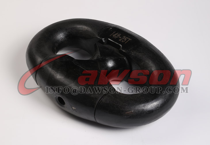 C Shaped Detachable Chain Connecting Link for Oil Platform Mooring Chain, bow shackle, Marine
