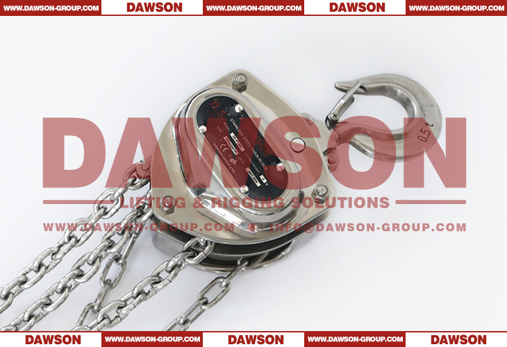 DAWSON DS-ST-C 0.5T Stainless Steel Chain Hoist, SS 500kg Chain Block, Manual Chain Hoist - Dawson Group Ltd. - China Supplier, Manufacturer