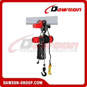 DAWSON DS-TNH Series Electric Chain Hoist with a Monorail Trolley